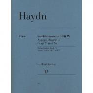 Haydn, J.: Streichquartette Heft 9: Op. 71 und 74 »Appony« 