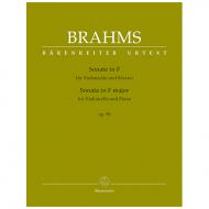 Brahms, J.: Violoncellosonate Op. 99 F-Dur 