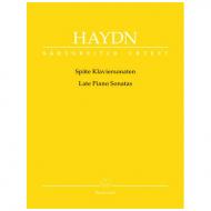 Haydn, J.: Späte Klaviersonaten 