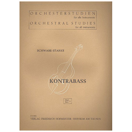 Schwabe / Starke, A.: Orchesterstudien Band 6 - Wagner (Lohengrin, Holländer, Rheingold) 