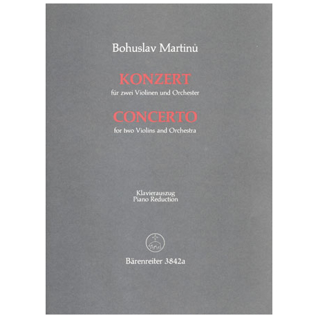 Martinu, B.: Konzert (1950) 