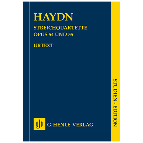Haydn, J.: Streichquartette Heft VII Op. 54 und 55 »Tost-Quartette« – Partitur 