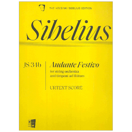 Sibelius, J.: Andante Festivo (1922) – Partitur 