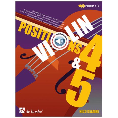 Dezaire, N.: Violin Positions 4-5 (+Online Audio) 