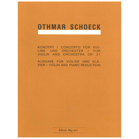 Schoeck, O.: Violinkonzert Op. 21 B-Dur 