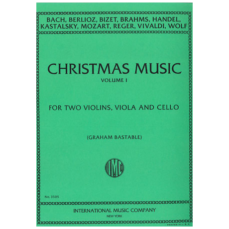 Weihnachtsmusik für Streichquartett Band 1 