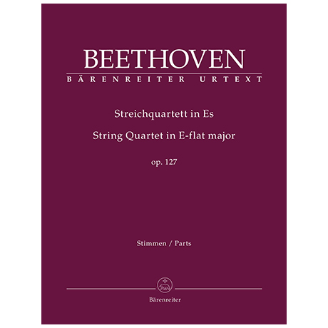 Beethoven, L. v.: Streichquartett Op. 127 Es-Dur – Stimmen 