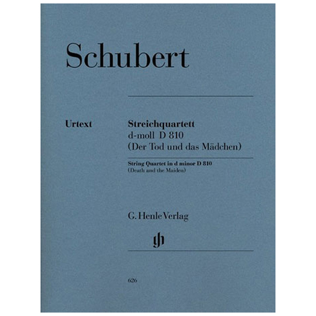 Schubert, F.: Streichquartett d-Moll D810 (Der Tod und das Mädchen) Urtext 