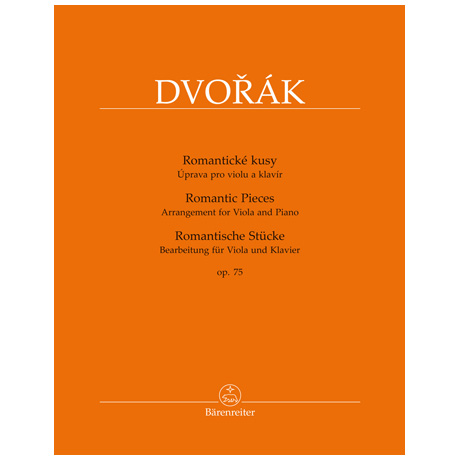 Dvořák, A.: Romantische Stücke Op. 75 