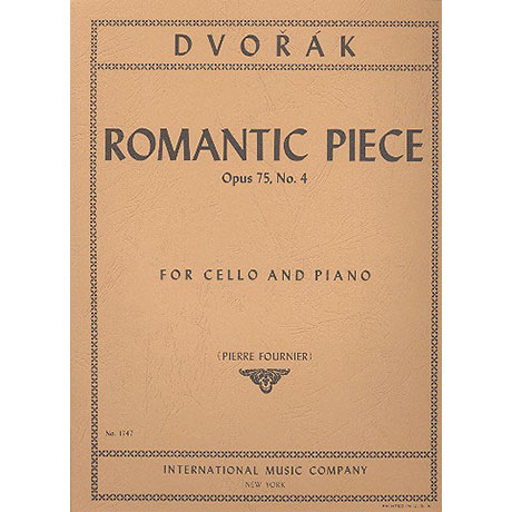 Dvořák, A.: Romantisches Stück Op. 75 Nr. 4 