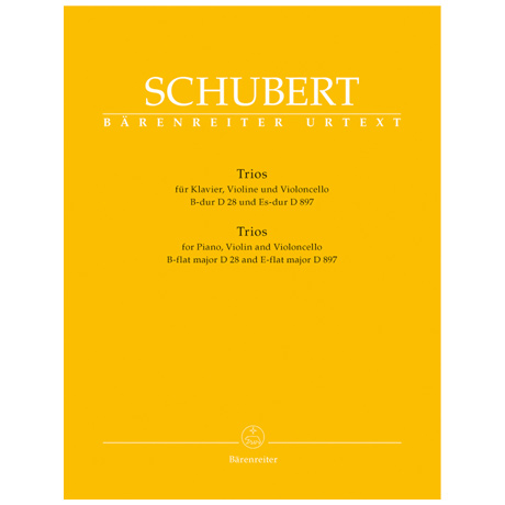 Schubert, F.: Klaviertrios D 28, 897 Op. posth. 148 B-Dur, Es-Dur 