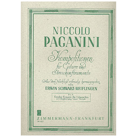 Paganini, N.: Große Sonate A-Dur 