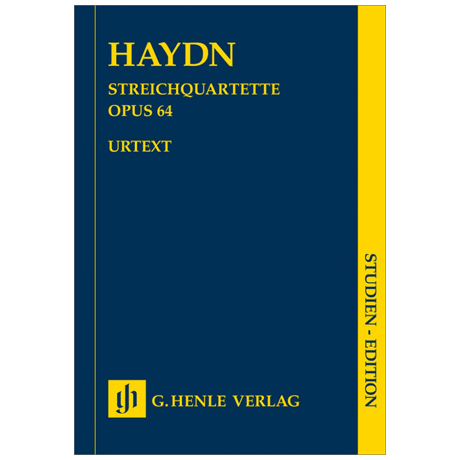 Haydn, J.: Streichquartette Heft VIII op. 64 (Zweite Tost-Quartette) 