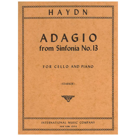 Haydn, J.: Adagio aus der Symphonie Nr. 13 (Hob. I Nr. 13) 