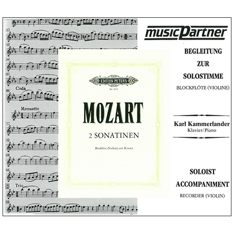 Mozart, W. A.: 2 Sonatinen nach KV 439b – Playalong-CD 