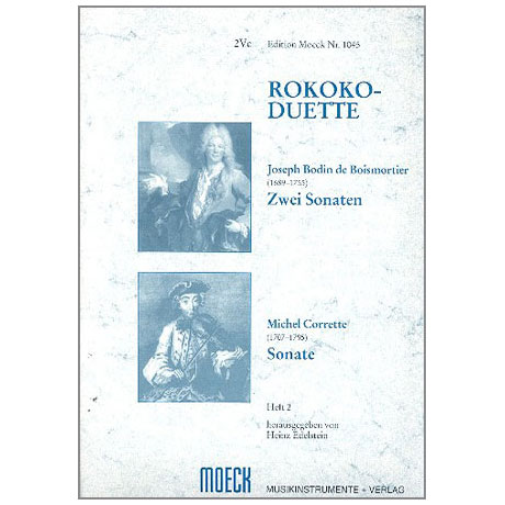 Boismortier, J. B. d./Corette, M.: Rokoko-Duette Band 2: 2 Sonaten 
