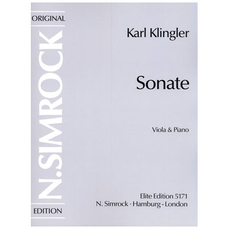 Klingler, K.: Violasonate d-Moll 