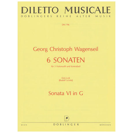Wagenseil, G. C.: 6 Sonaten Band 6 Nr. 6 G-Dur 