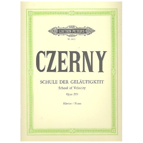 Czerny, C.: Die Schule der Geläufigkeit Op. 299 
