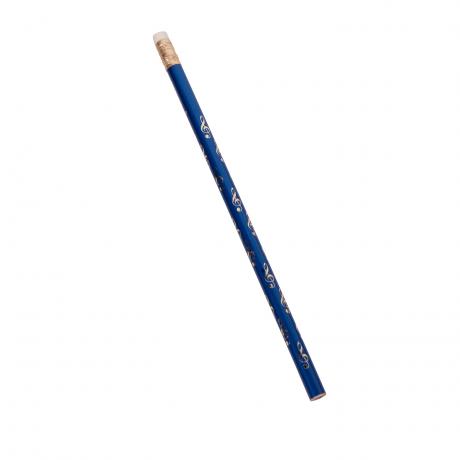 Bleistift Violinschlüssel blau
