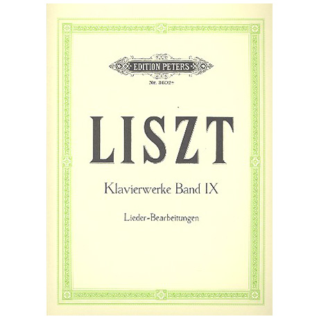 Liszt, F.: 35 Lieder-Bearbeitungen 