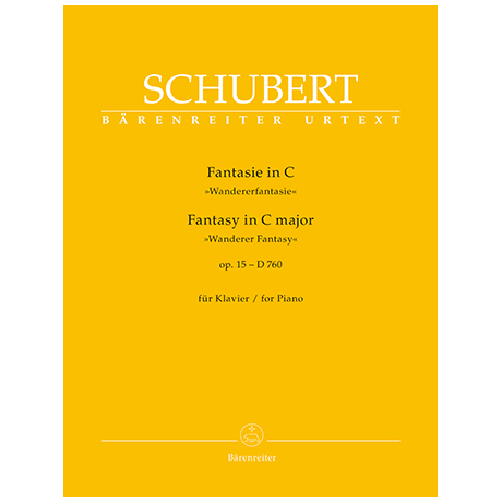 Schubert, F.: Fantasie Op. 15 C-Dur D 760 »Wandererfantasie« 