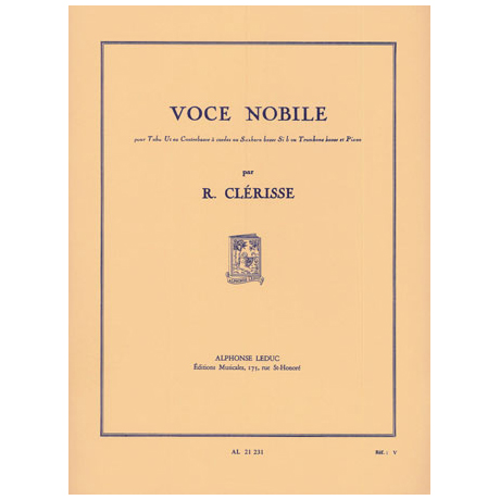 Clérisse, R.: Voce Nobile 