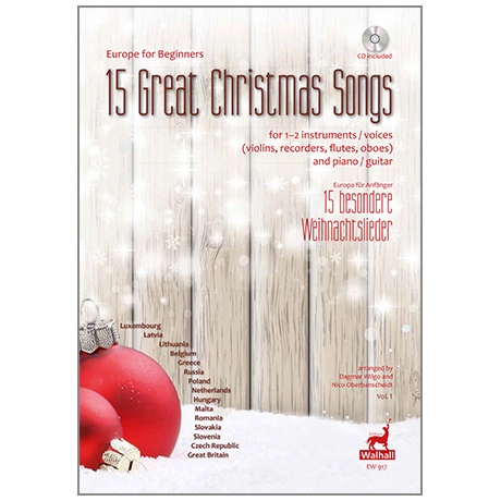 Europa für Anfänger: 15 besondere Weihnachtslieder Bd. 1 