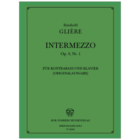 Glière, R.: Intermezzo Op. 9/1 