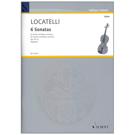 Locatelli, P. A.: 6 Violinsonatas Op. 8/1-6 Vol. 1 