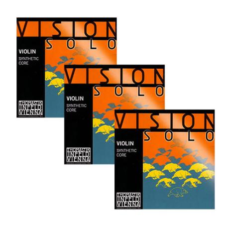 VISION SOLO Violinsaiten A-D-G von Thomastik-Infeld 4/4 | mittel