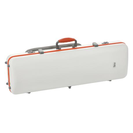 GEWA pure Polycarbonat Violinkoffer 4/4-1/2 | weiß/orange