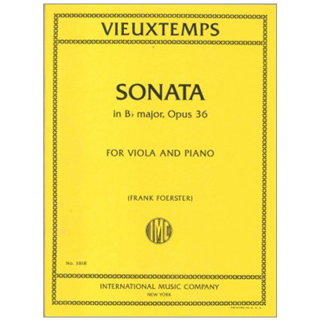 Vieuxtemps, H.: Violasonate Op. 36 B-Dur 