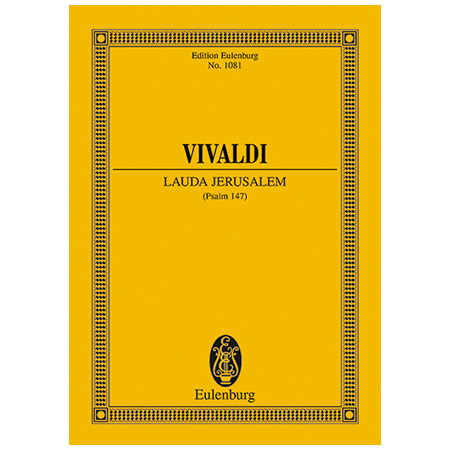 Vivaldi, A.: Lauda Jerusalem RV 609 