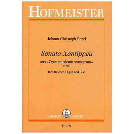 Pezel, J. C.: Sonata Xantippea aus »Opus musicum sonatarum« 