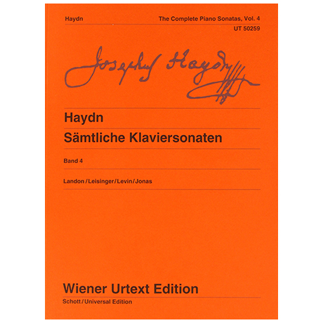 Haydn, J.: Sämtliche Klaviersonaten Band 4 