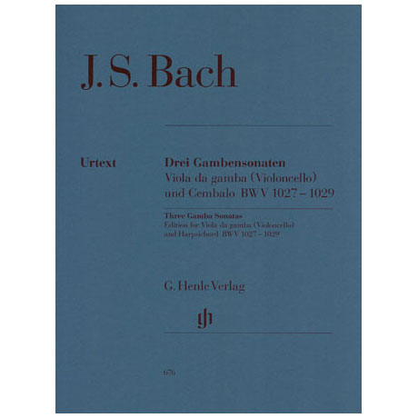 Bach, J. S.: 3 Gambensonaten BWV 1027-1029 