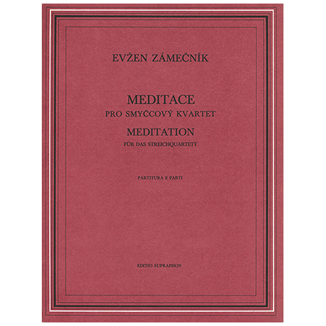 Zámecník, E.: Meditation für Streichquartett 