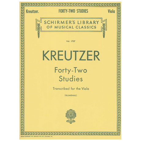 Kreutzer, R.: 42 Studies 