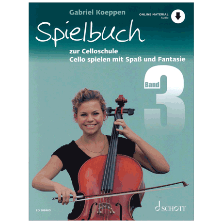 Koeppen, G.: Cello spielen mit Spaß und Fantasie Band 3 (+Online-Audio) - Spielbuch