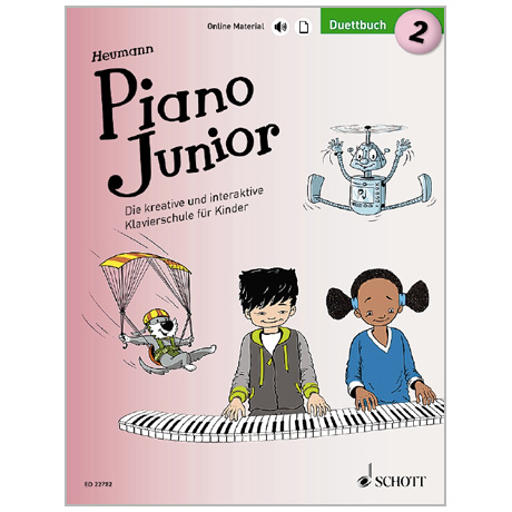 Heumann, H.-G.: Piano Junior – Duettbuch Band 2 (+Online Material) 