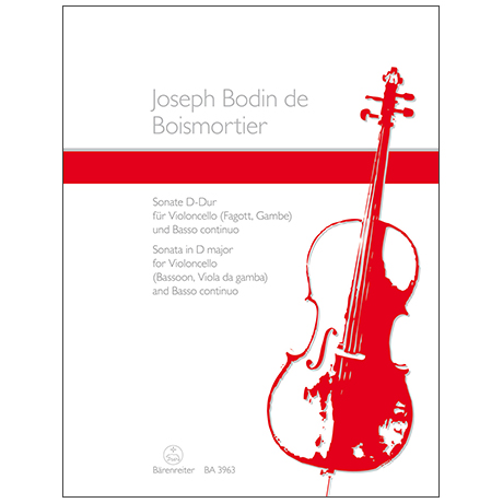 Boismortier, J. B. d.: Violoncellosonate Op. L/3 D-Dur 