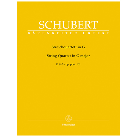 Schubert, Franz: Streichquartett G-Dur D887, Op. post. 161 