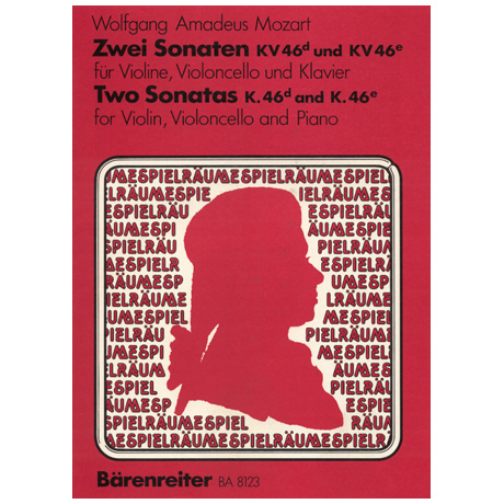 Mozart, W. A.: Zwei Sonaten KV 46d,e 