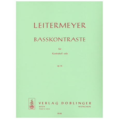 Leitermeyer, F.: Baßkontraste Op. 55 