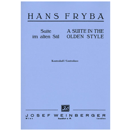 Fryba, H.: Suite im alten Stil 