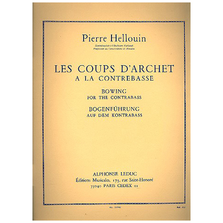 Hellouin, P.: Coups D´Archet 