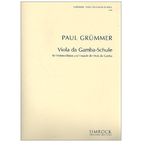 Grümmer, P.: Viola da Gamba-Schule 