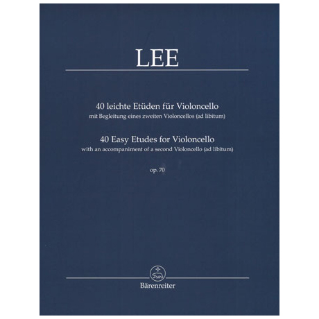 Lee, S.: 40 leichte Etüden Op. 70 