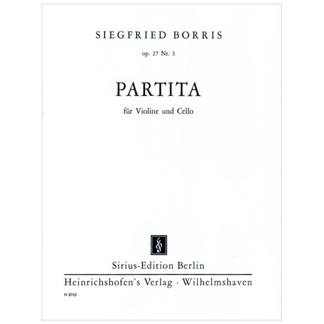 Borris, S.: Partita  Op. 27/3 